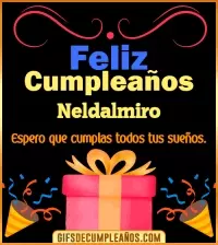 Mensaje de cumpleaños Neldalmiro